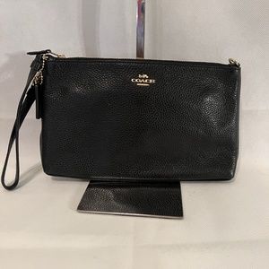 Coach Leather Wristlet